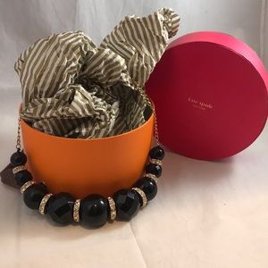 Kate Spade Black Ball Necklace